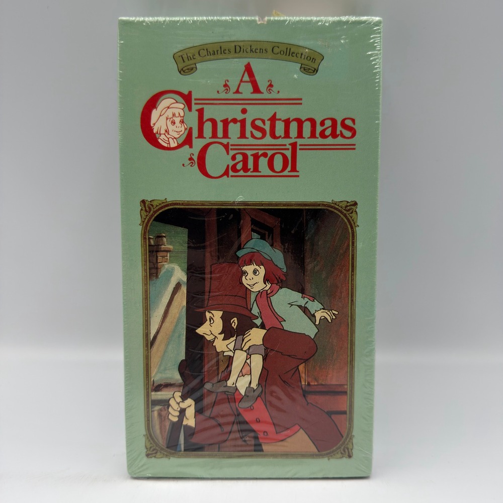 A Christmas Carol VHS 1982 Vestron Video Animated Charles Dickens Collection New
